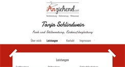 Desktop Screenshot of anziehend.net